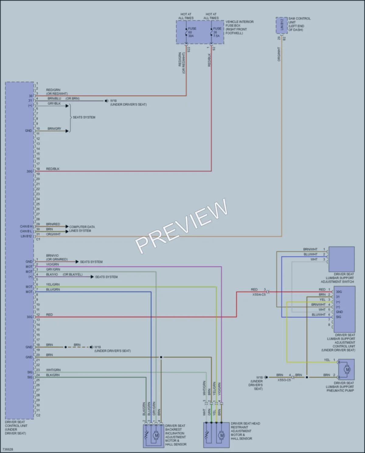 2020 MercedesBenz GLA250 Memory Systems wiring diagram preview