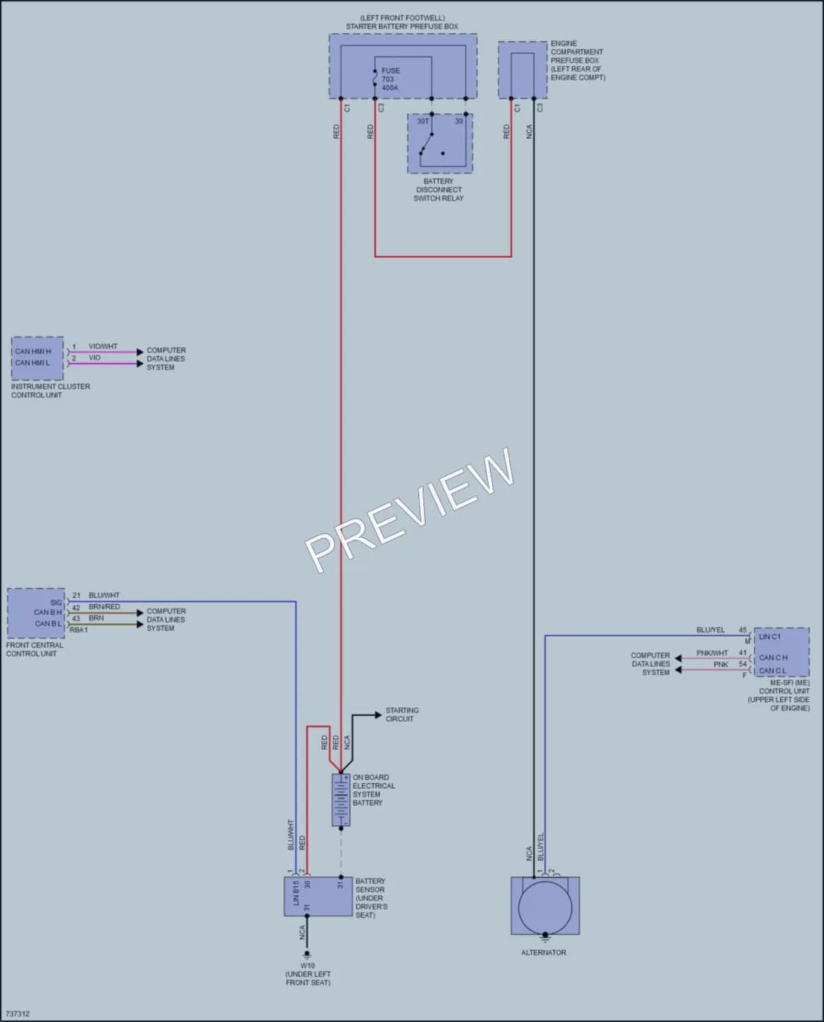 2020 MercedesBenz GLE350 Starting Charging wiring diagram preview