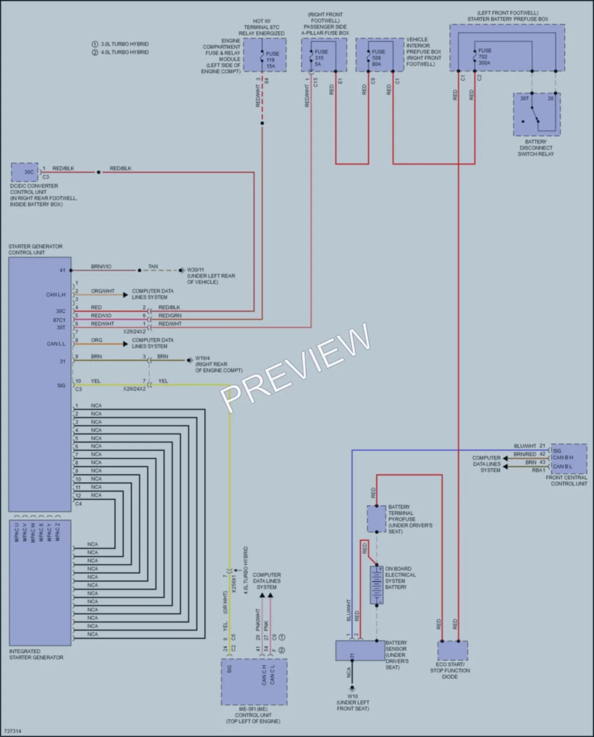 2020 MercedesBenz GLE450 Starting Charging wiring diagram preview