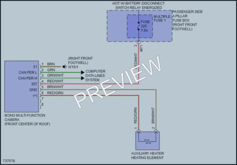 2020 MercedesBenz GLS450 Navigation wiring diagram preview