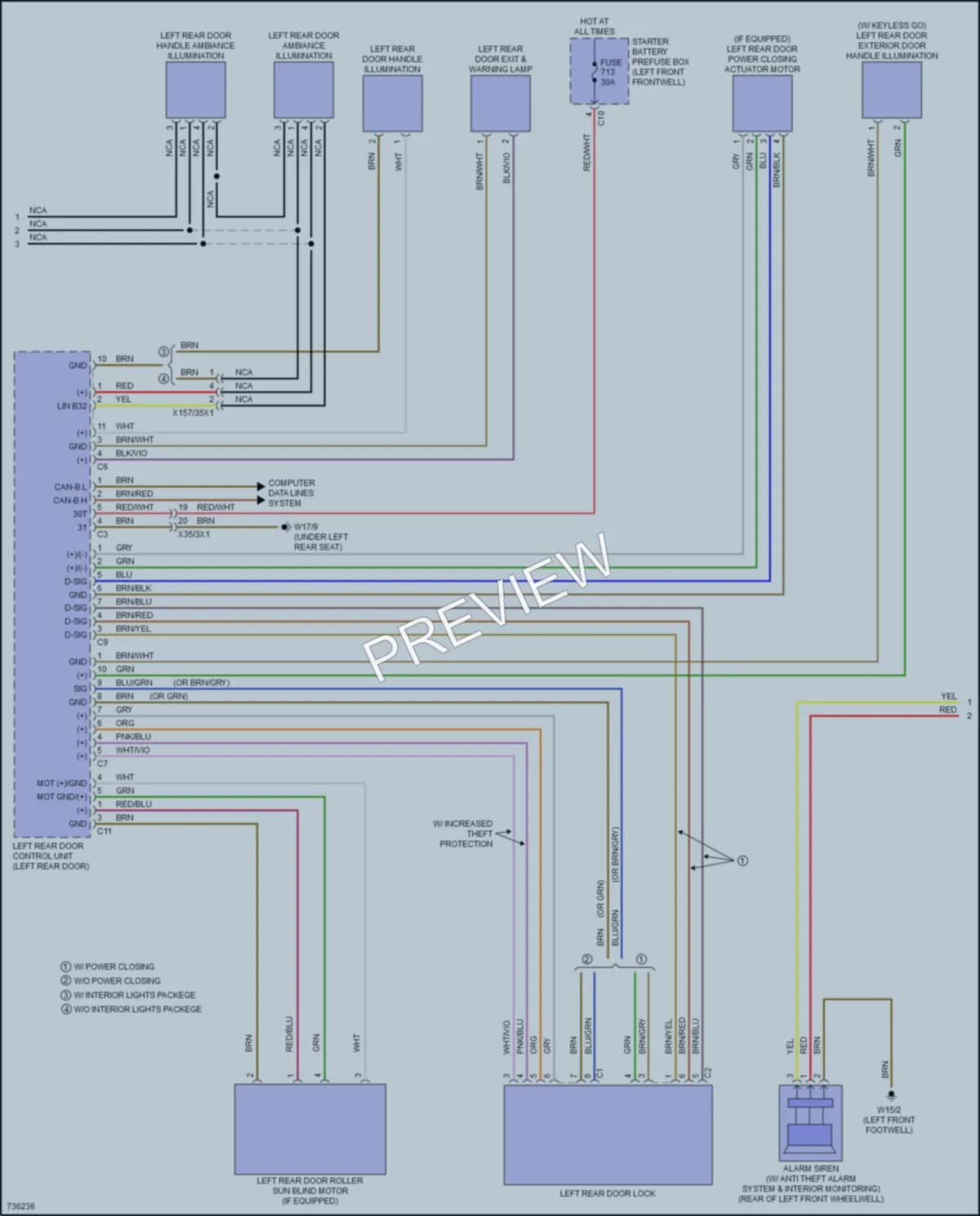 2020 MercedesBenz GLS580 Anti Theft wiring diagram preview