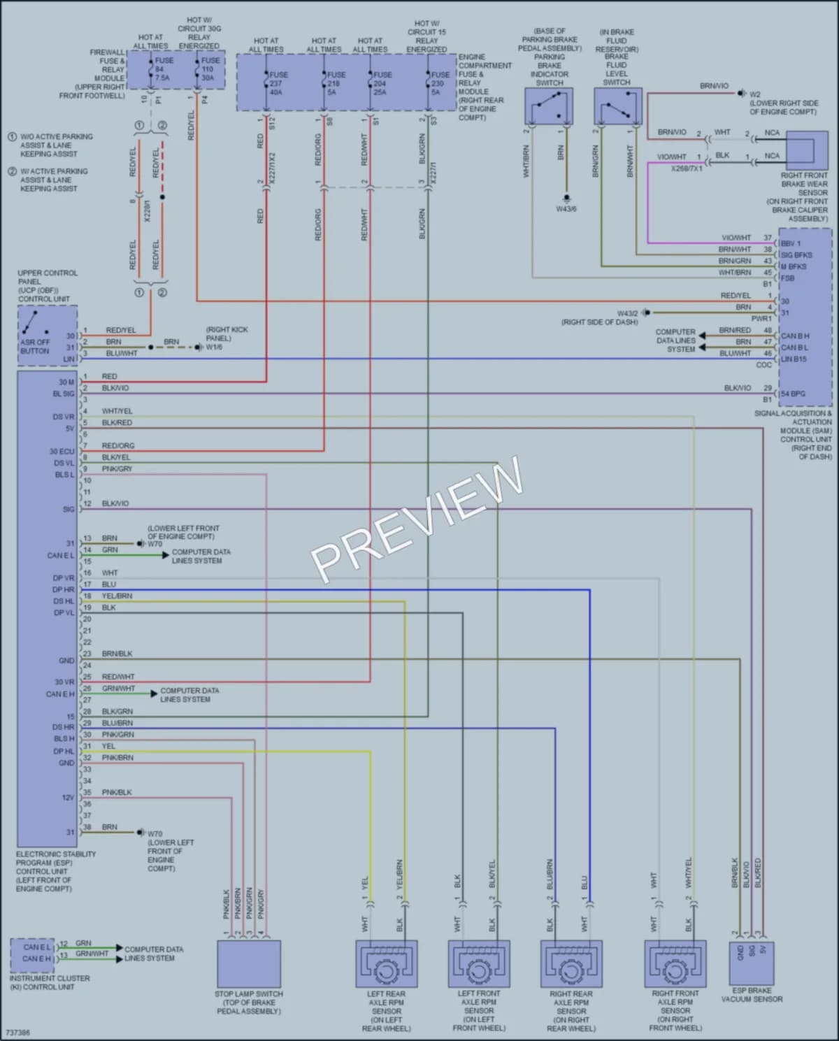 2020 MercedesBenz Metris Anti Lock Brakes wiring diagram preview