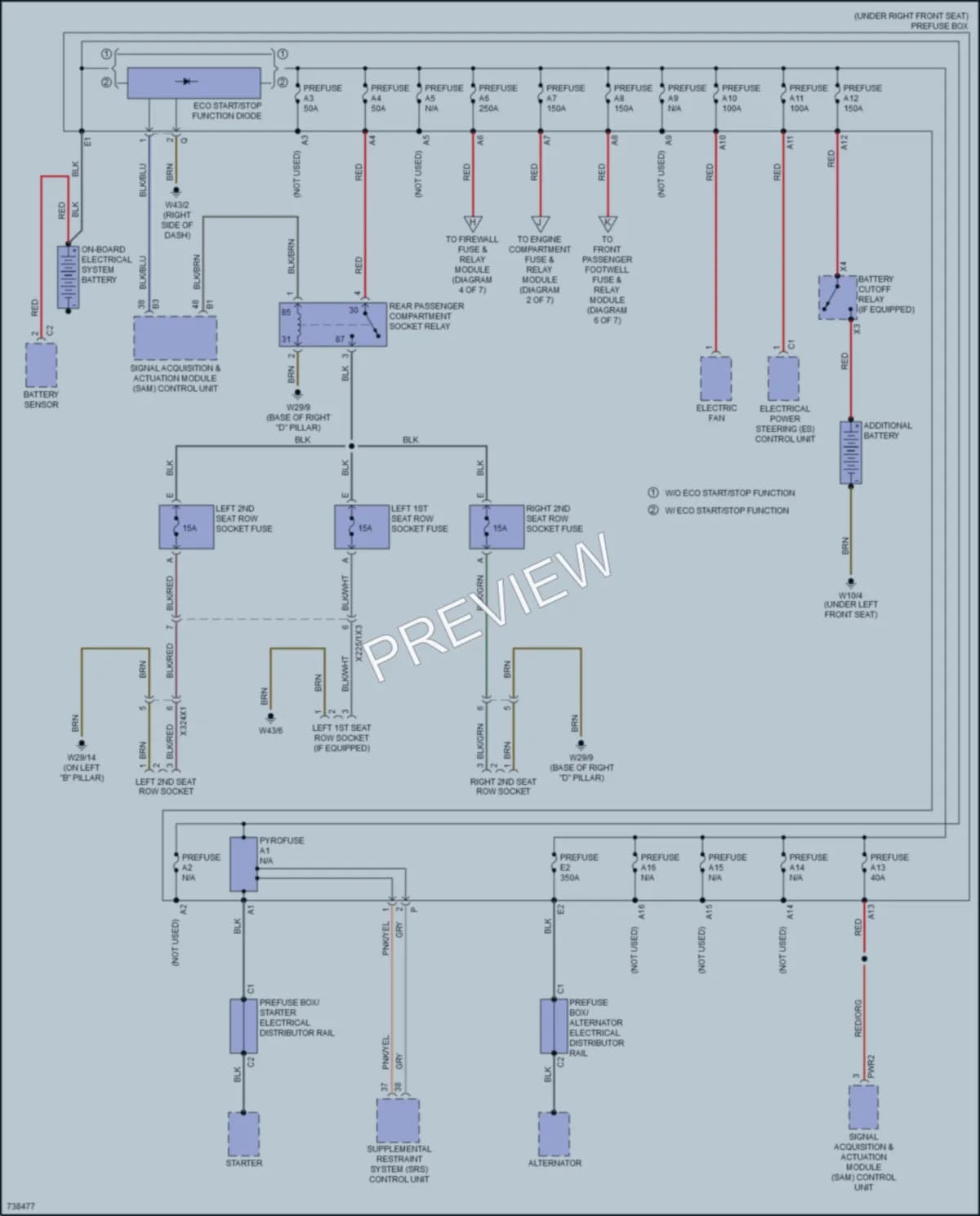 2020 MercedesBenz Metris Power Distribution wiring diagram preview