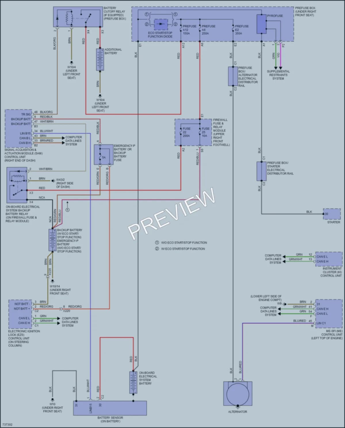 2020 MercedesBenz Metris Starting Charging wiring diagram preview