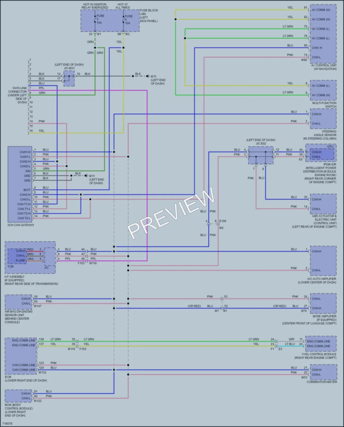 2020 Nissan 370Z Computer Data Lines wiring diagram preview