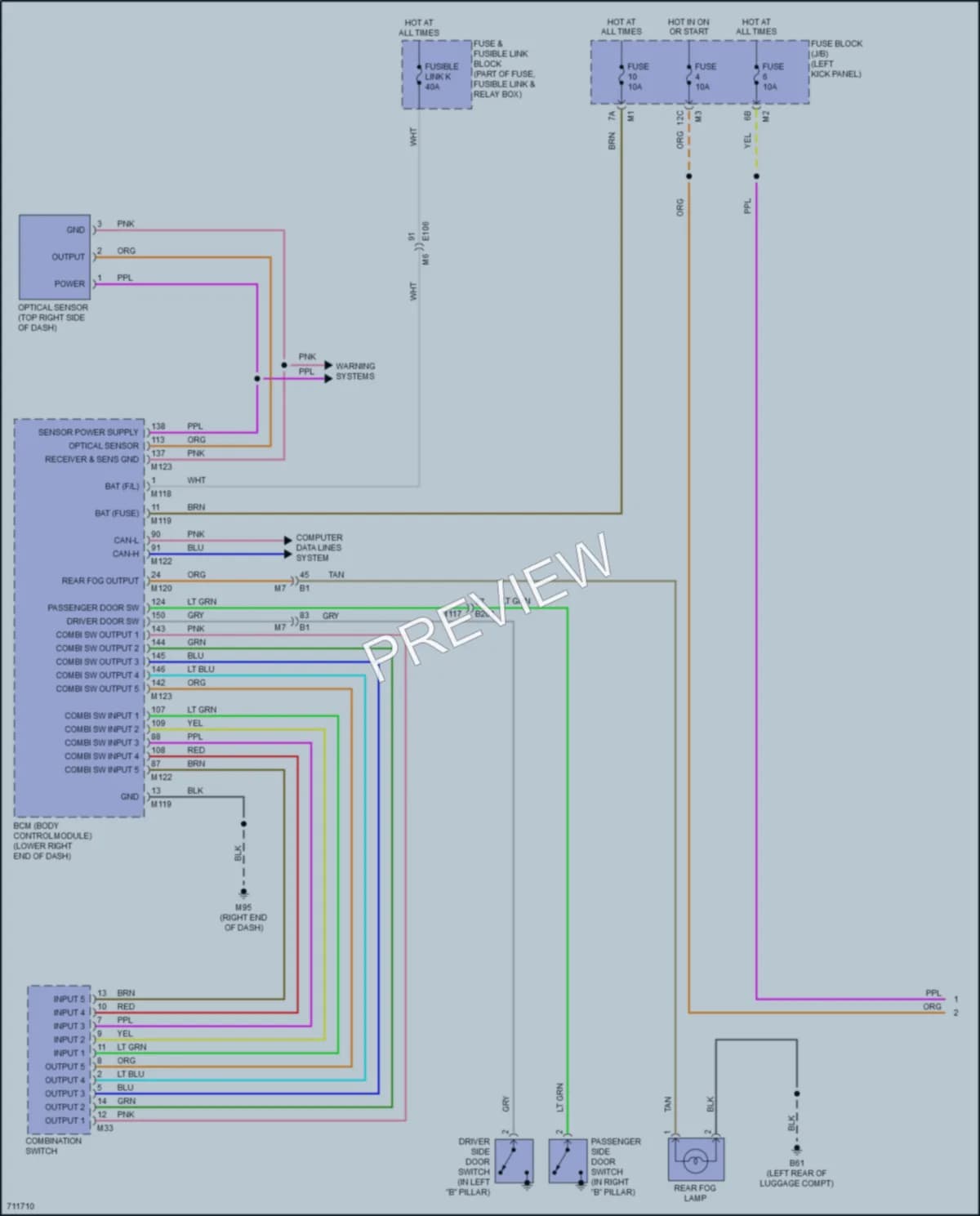 2020 Nissan 370Z Headlights wiring diagram preview