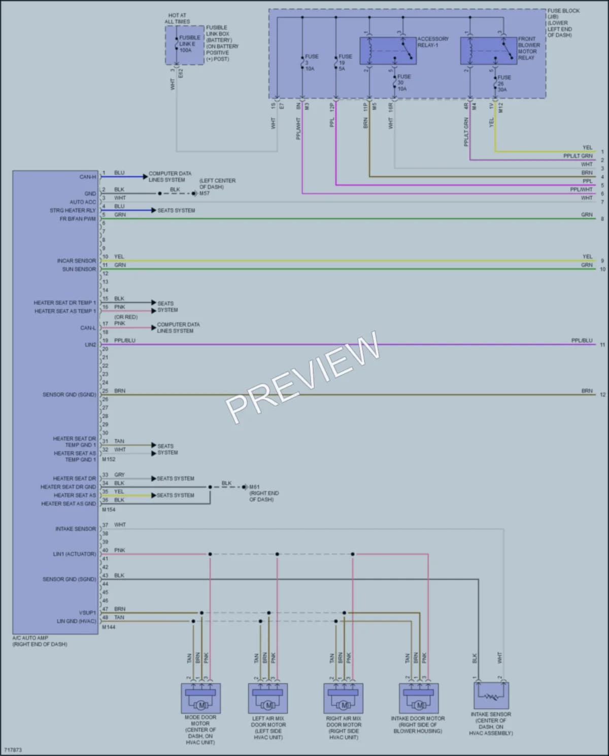 2020 Nissan Altima Air Conditioning wiring diagram preview