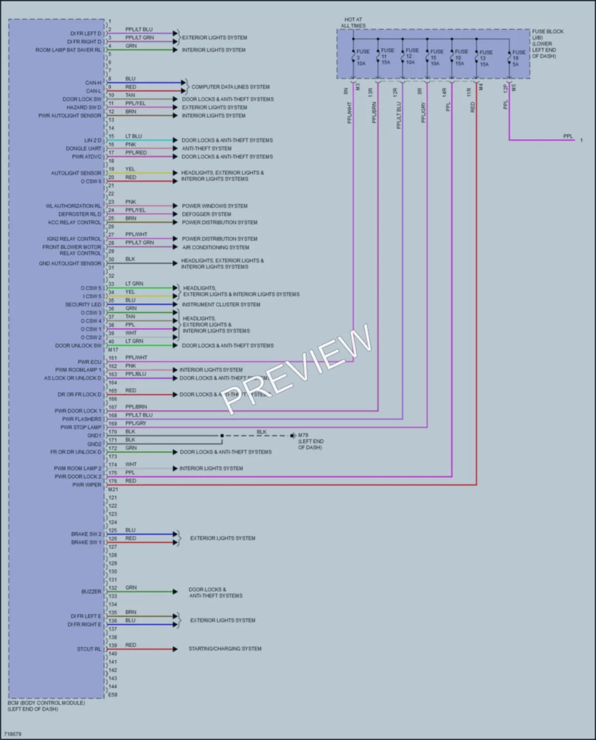 2020 Nissan Altima Body Control Modules wiring diagram preview