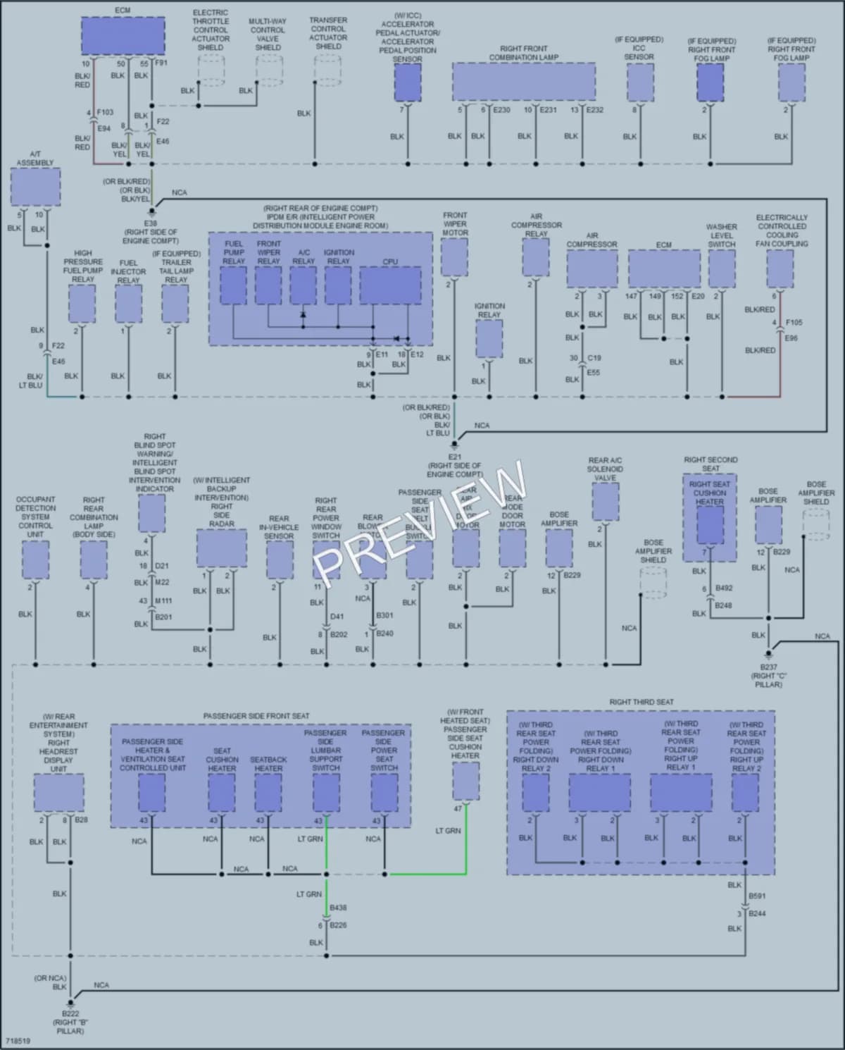 2020 Nissan Armada Ground Distribution wiring diagram preview