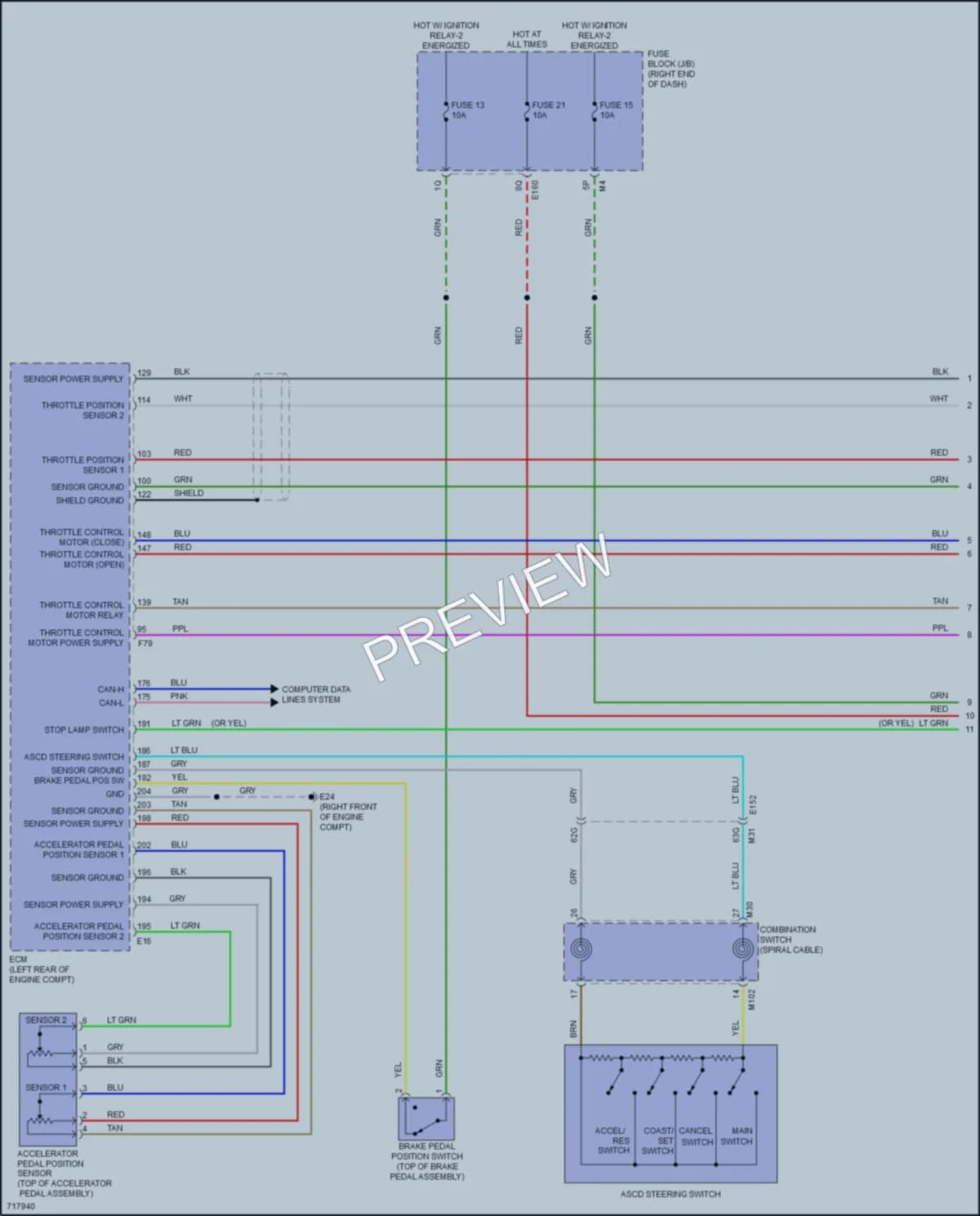 2020 Nissan Frontier Cruise Control wiring diagram preview