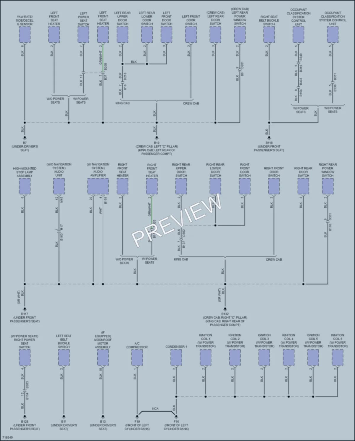 2020 Nissan Frontier Ground Distribution wiring diagram preview