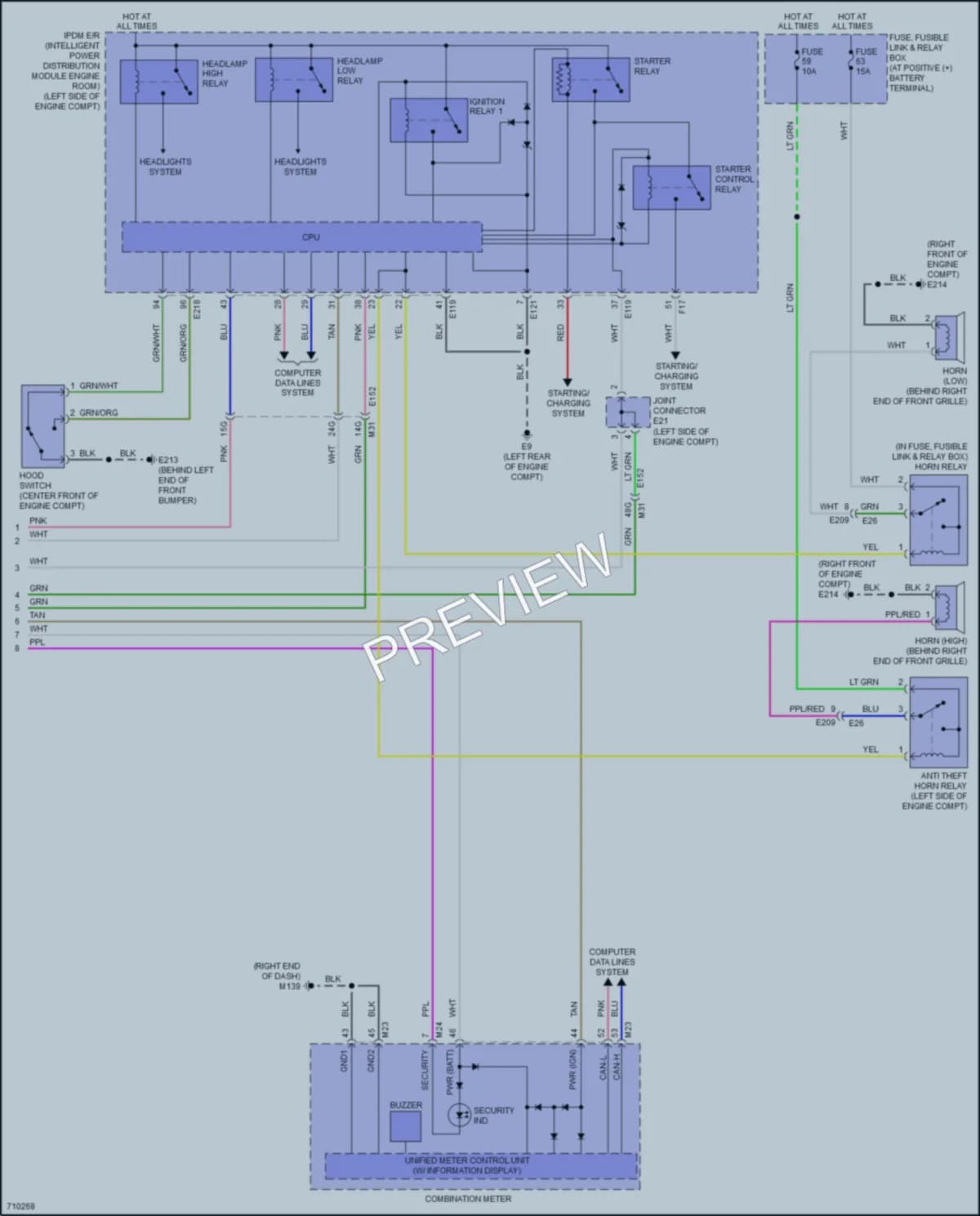 2020 Nissan Murano Anti Theft wiring diagram preview