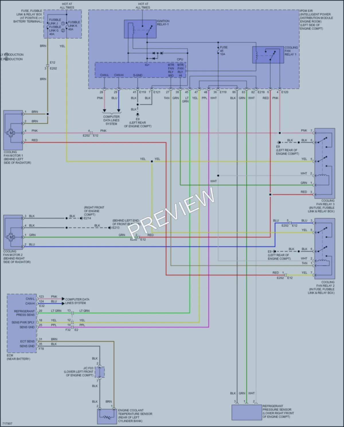 2020 Nissan Murano Cooling Fan wiring diagram preview