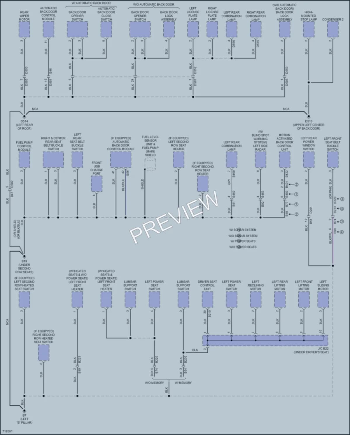 2020 Nissan Murano Ground Distribution wiring diagram preview