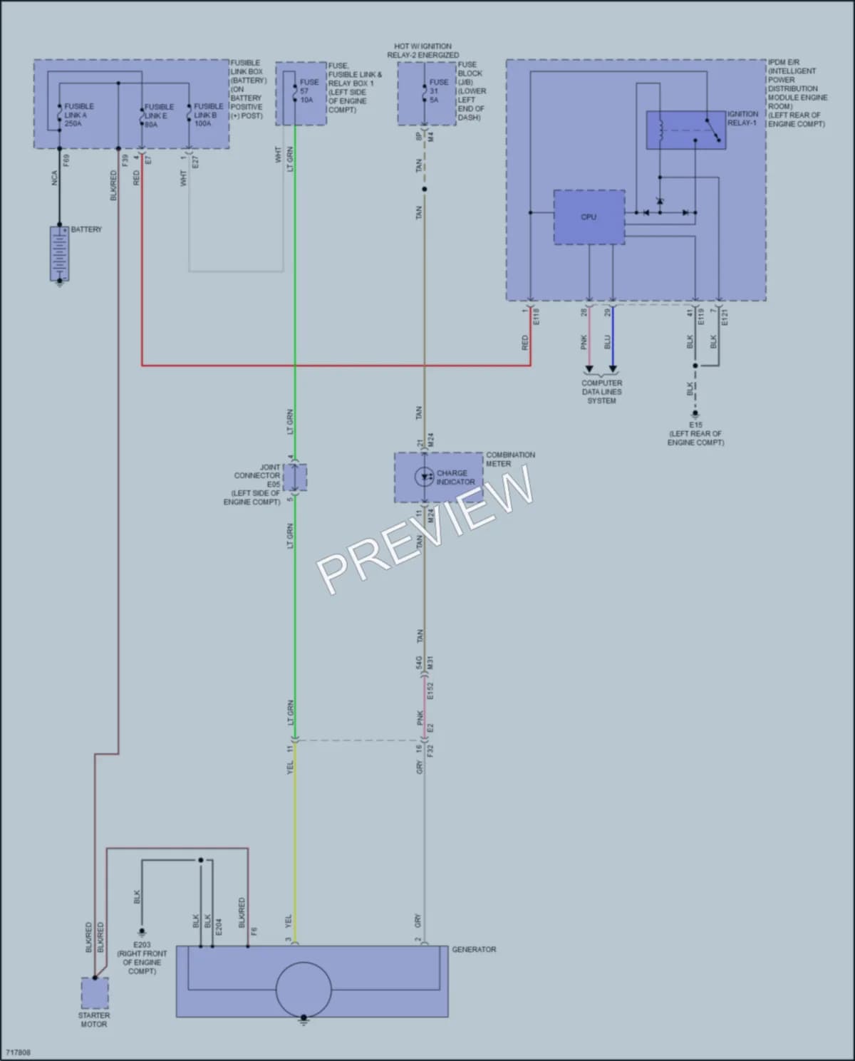 2020 Nissan Pathfinder Starting Charging wiring diagram preview