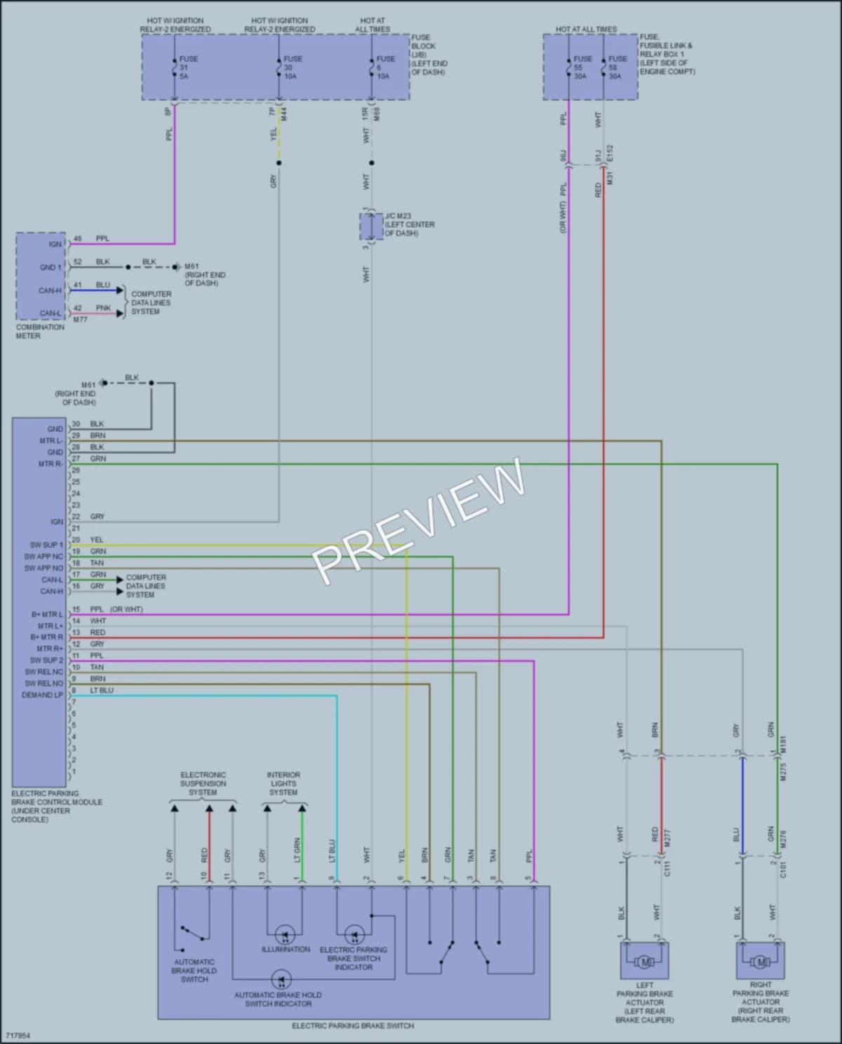2020 Nissan Rogue Shift Interlock wiring diagram preview