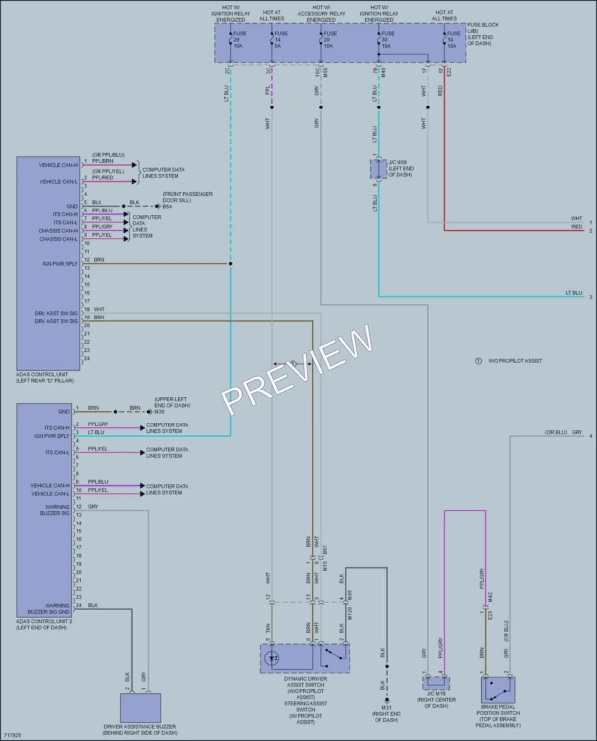 2020 Nissan RogueSport Cruise Control wiring diagram preview