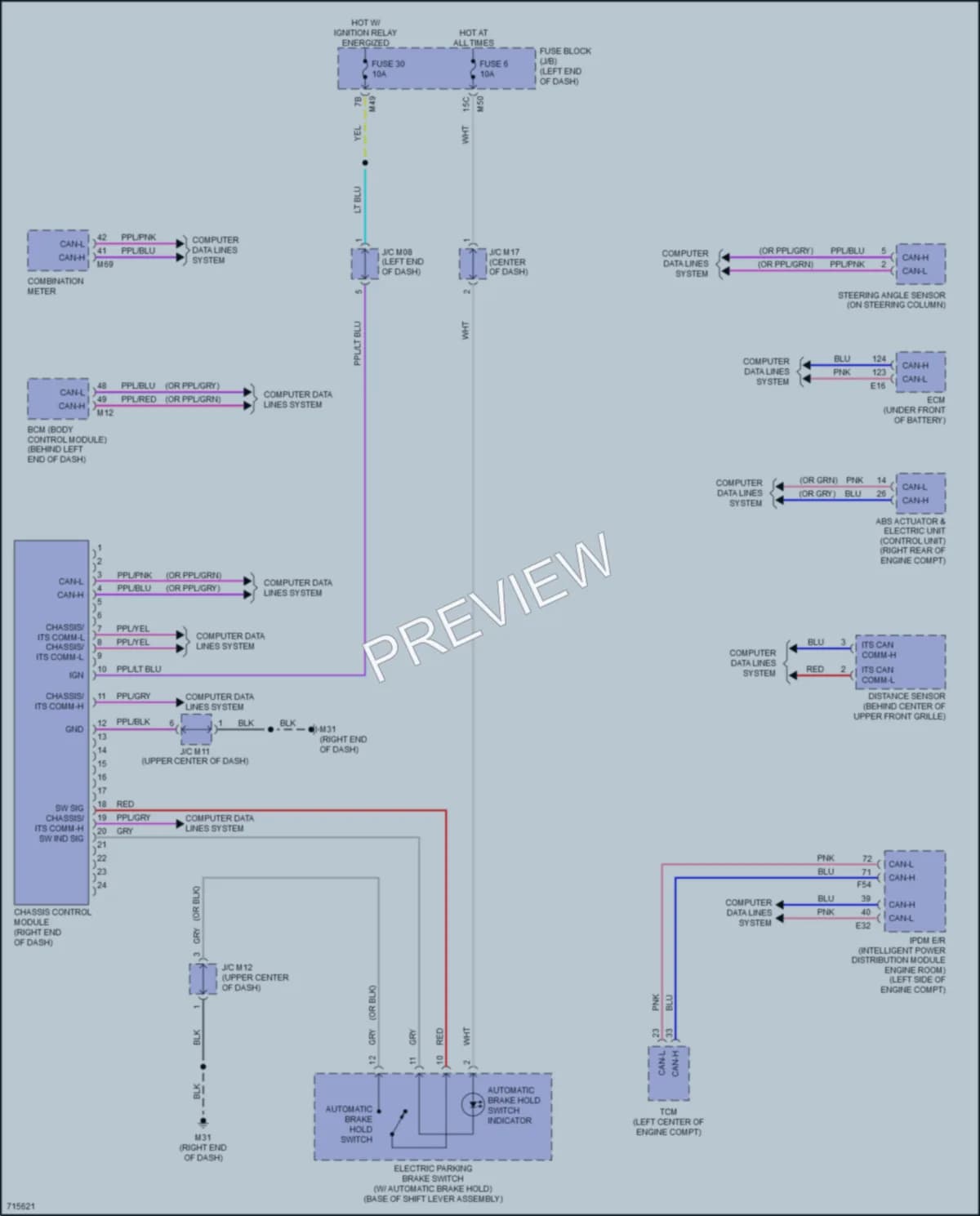 2020 Nissan RogueSport Electronic Suspension wiring diagram preview