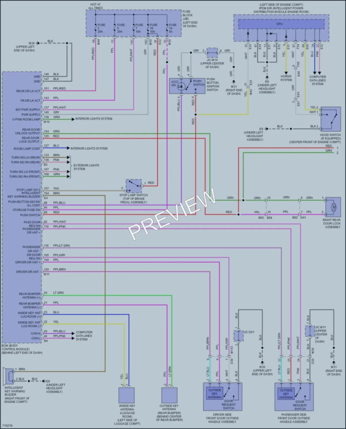 2020 Nissan RogueSport Power Door Locks wiring diagram preview