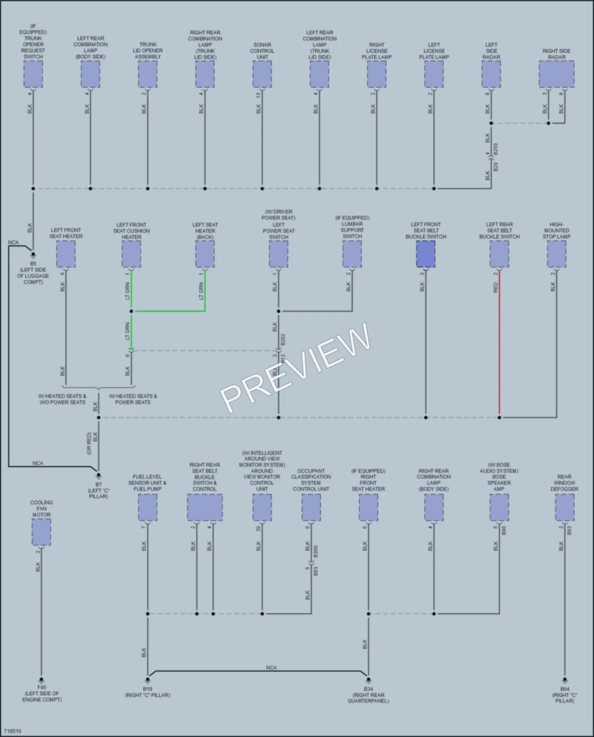 2020 Nissan Sentra Ground Distribution wiring diagram preview