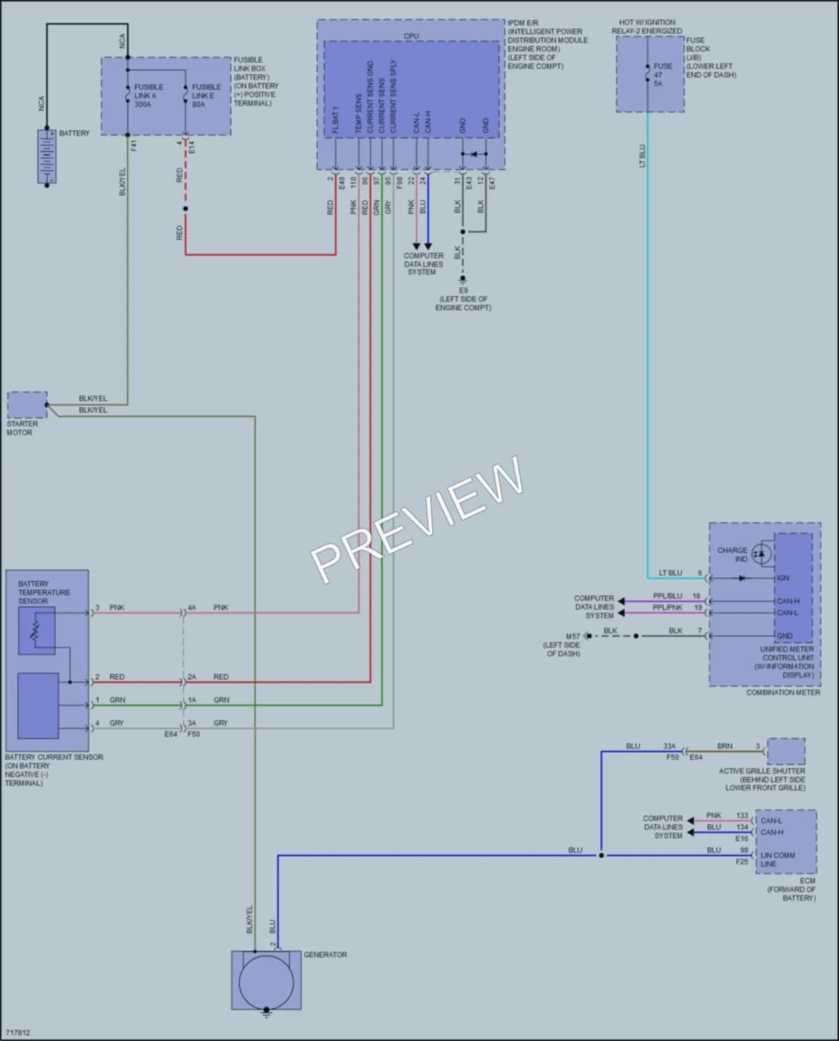 2020 Nissan Sentra Starting Charging wiring diagram preview