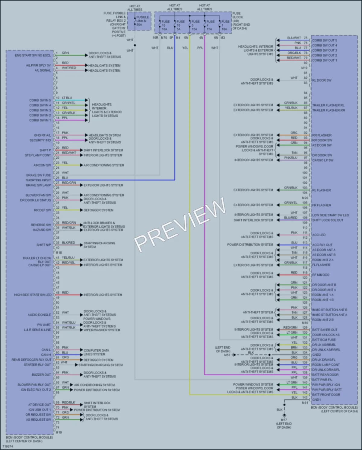 2020 Nissan Titan Body Control Modules wiring diagram preview