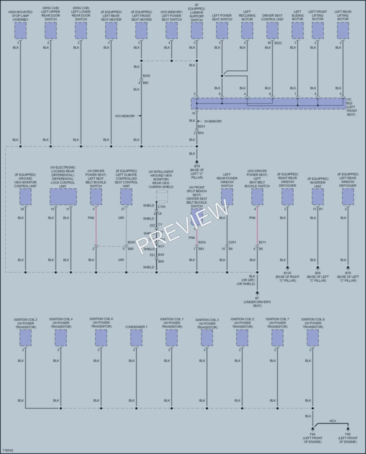 2020 Nissan Titan Ground Distribution wiring diagram preview