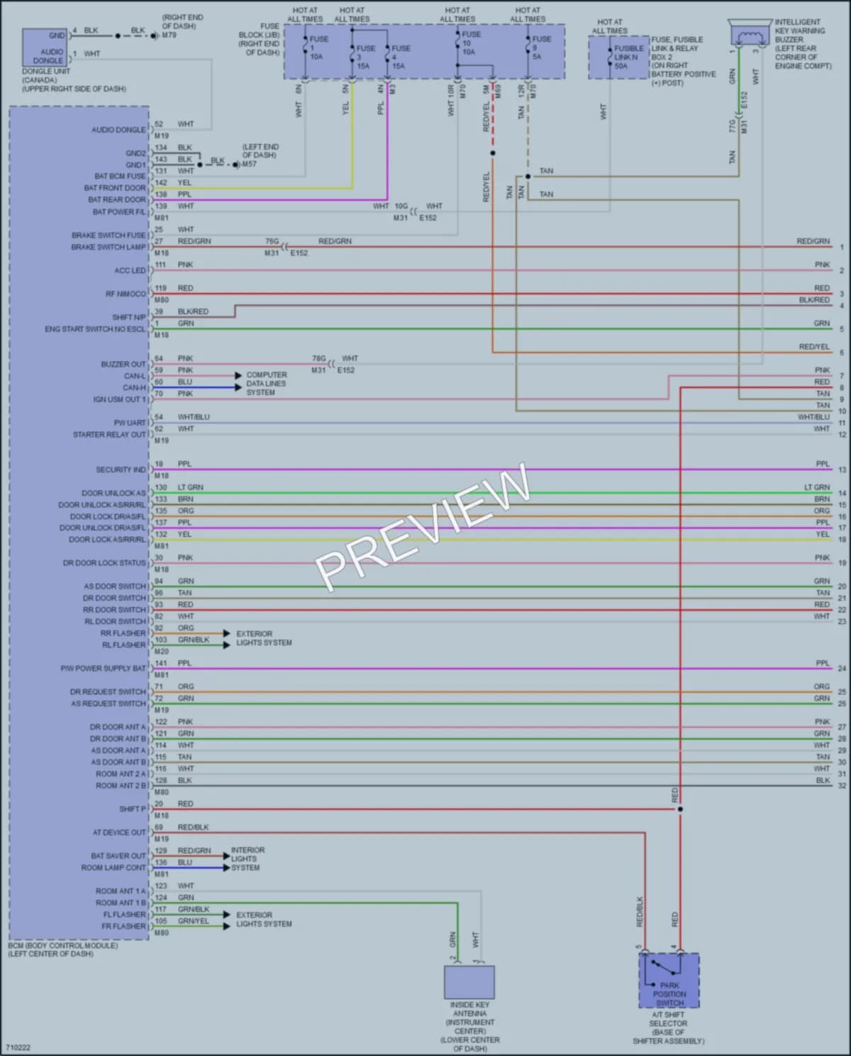 2020 Nissan TitanXD Power Door Locks wiring diagram preview