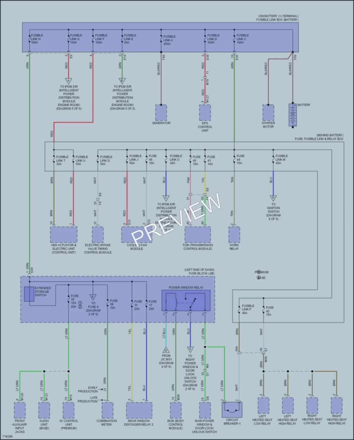 2020 Nissan Versa Power Distribution wiring diagram preview