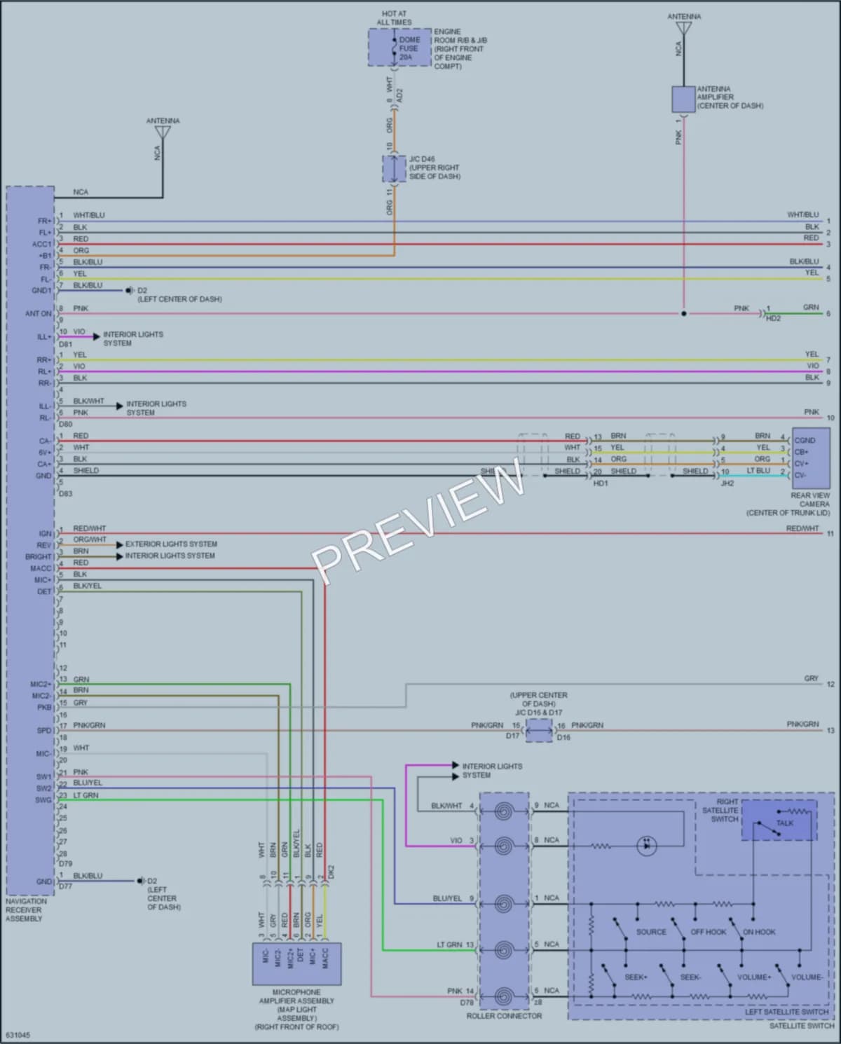 2020 Subaru BRZ Navigation wiring diagram preview