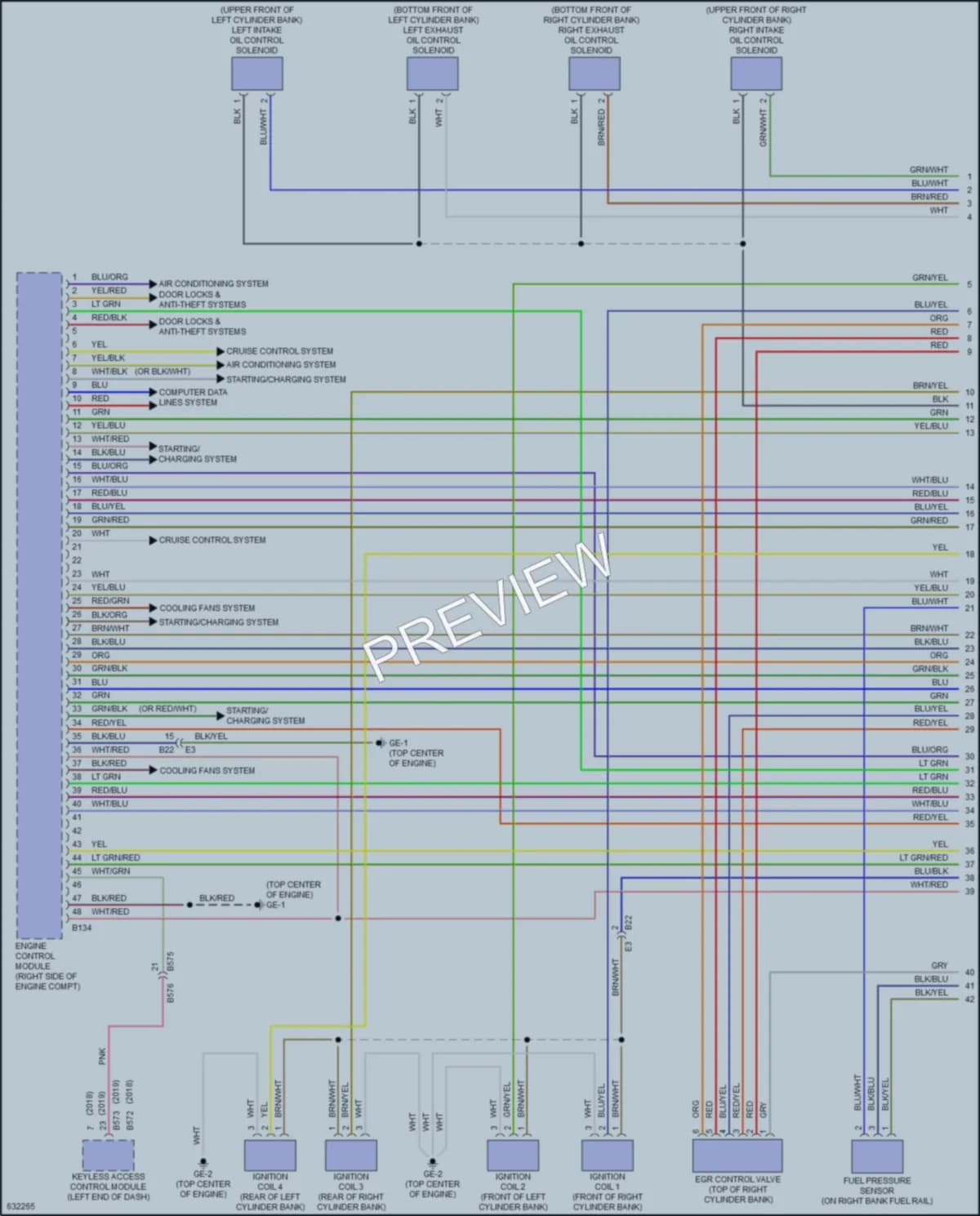 2020 Subaru WRX Engine Performance wiring diagram preview