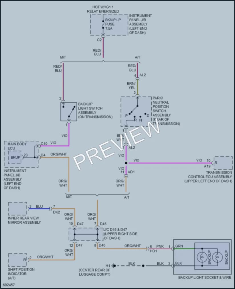 2020 Toyota 86 Exterior Lights wiring diagram preview