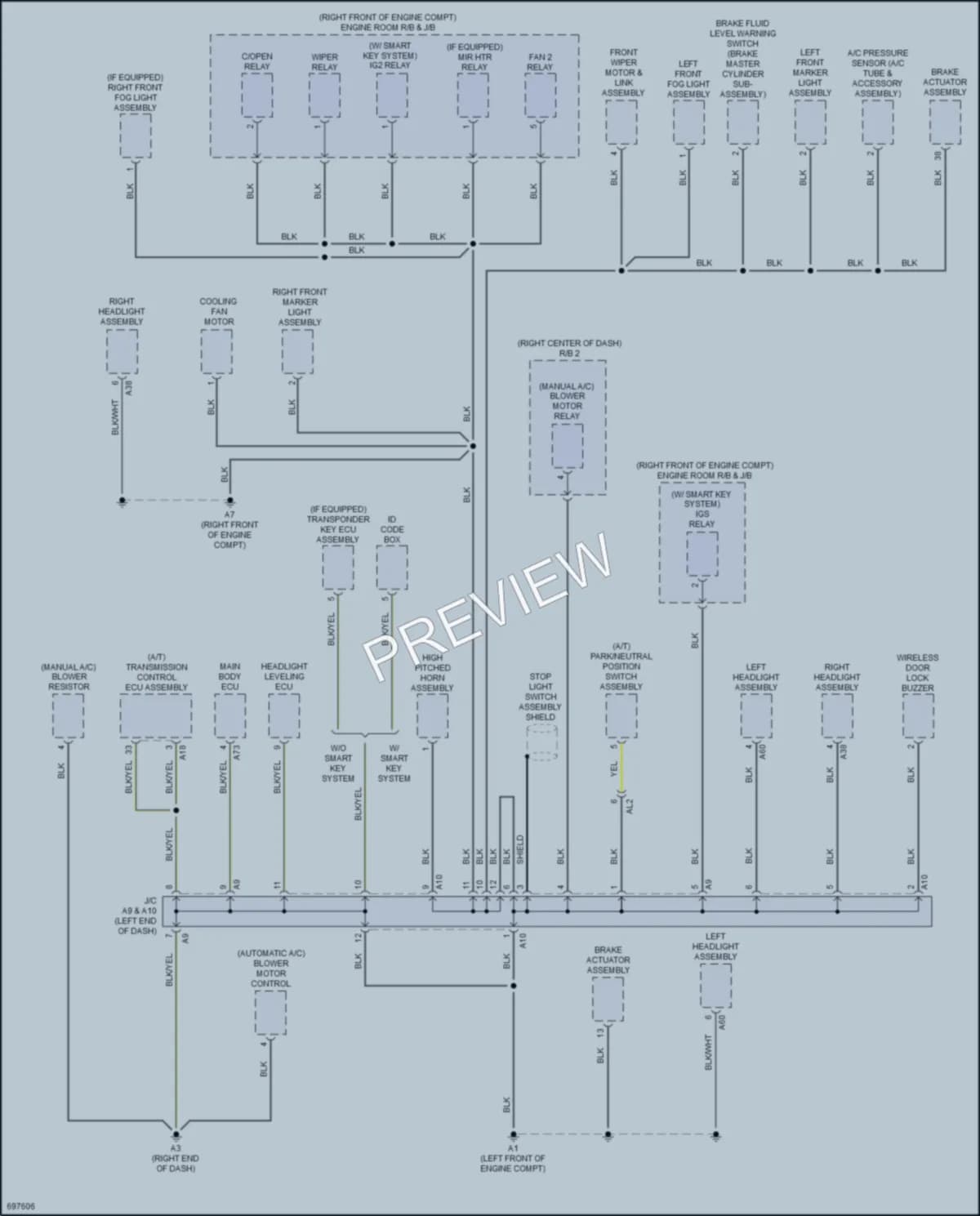 2020 Toyota 86 Ground Distribution wiring diagram preview