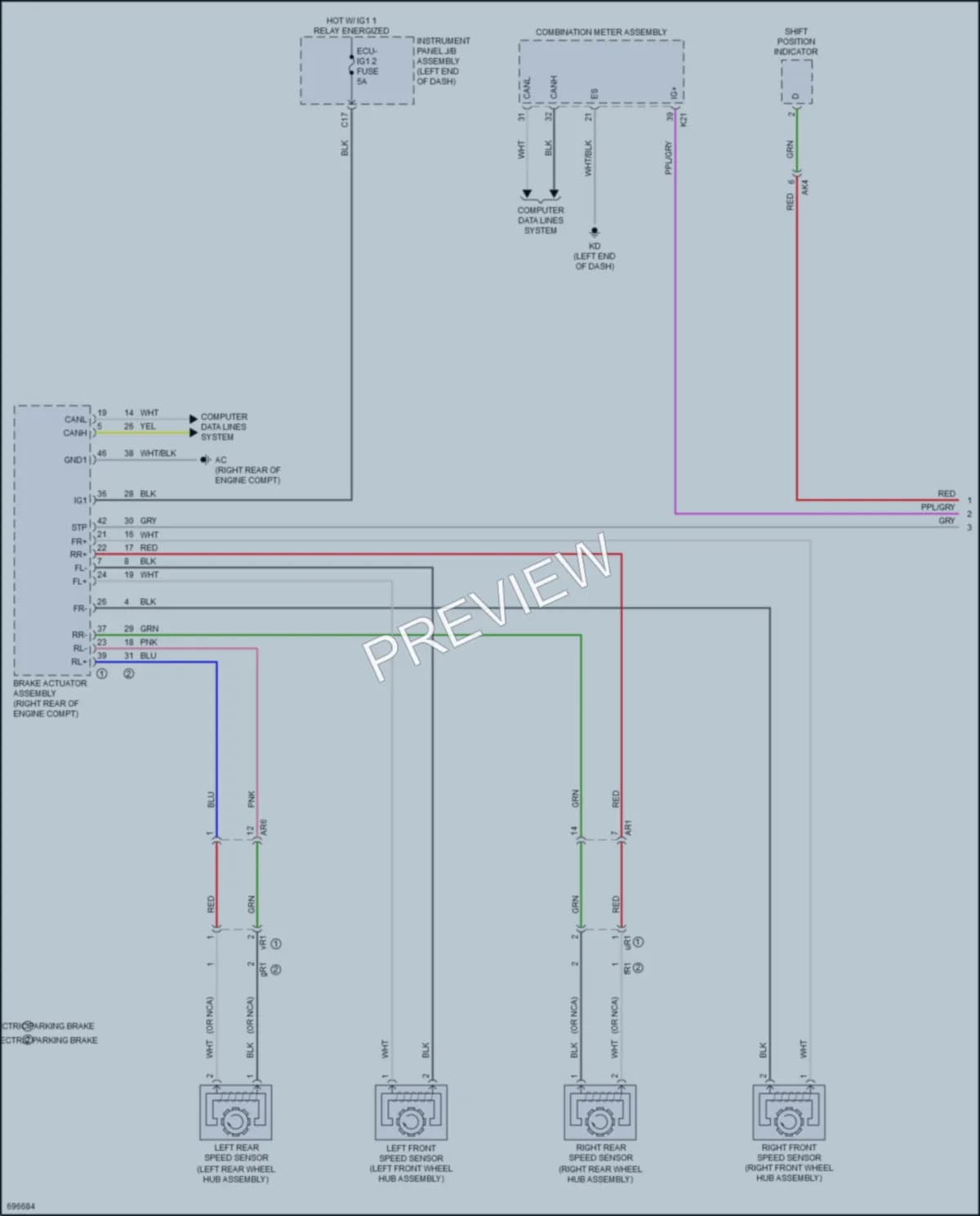 2020 Toyota Camry Cruise Control wiring diagram preview