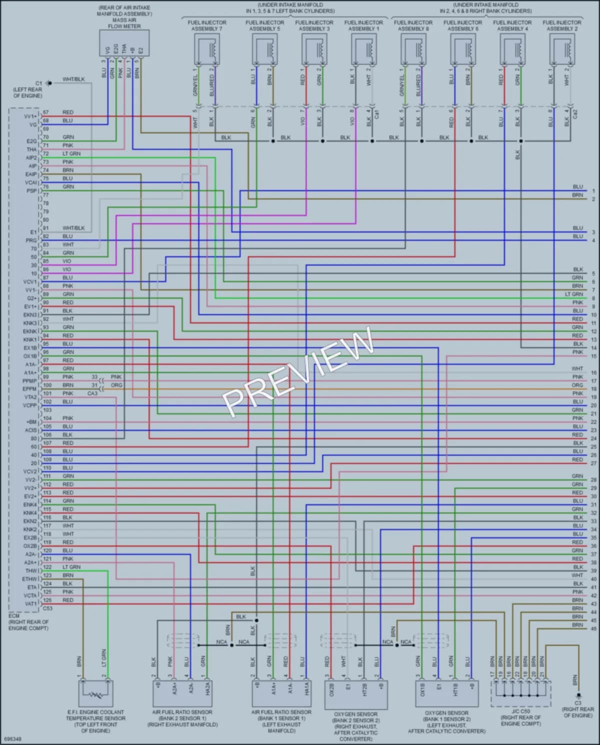 2020 Toyota LandCruiser Engine Performance wiring diagram preview