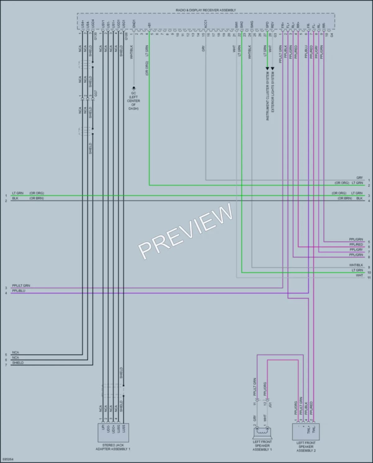2020 Toyota RAV4Hybrid Navigation wiring diagram preview
