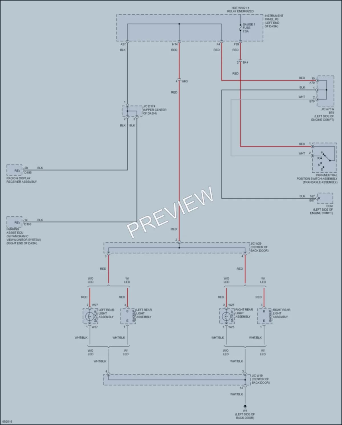 2020 Toyota Sienna Exterior Lights wiring diagram preview