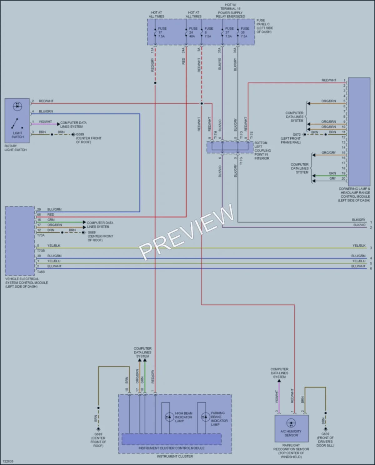 2020 Volkswagen Arteon Headlights wiring diagram preview