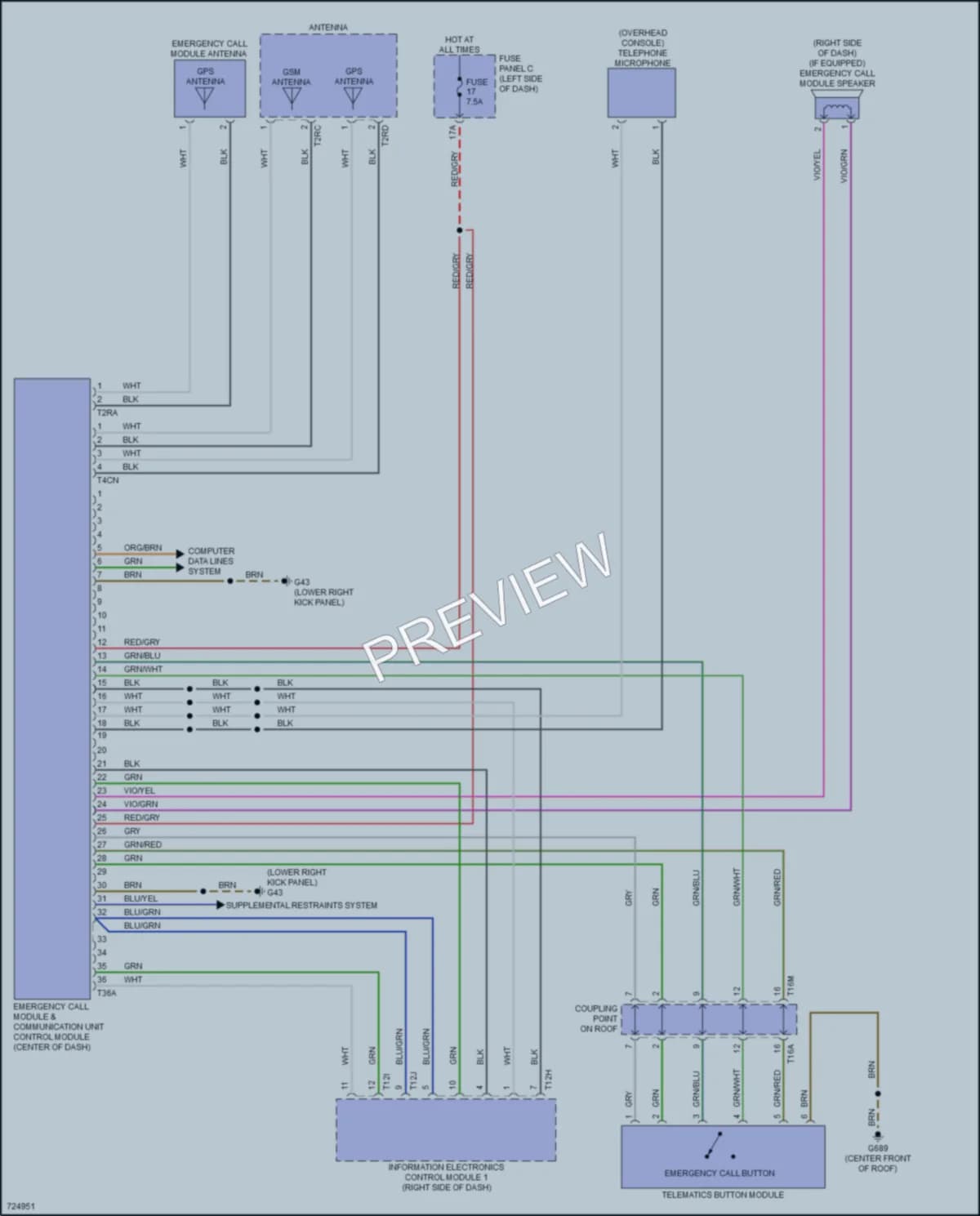 2020 Volkswagen Arteon Navigation wiring diagram preview