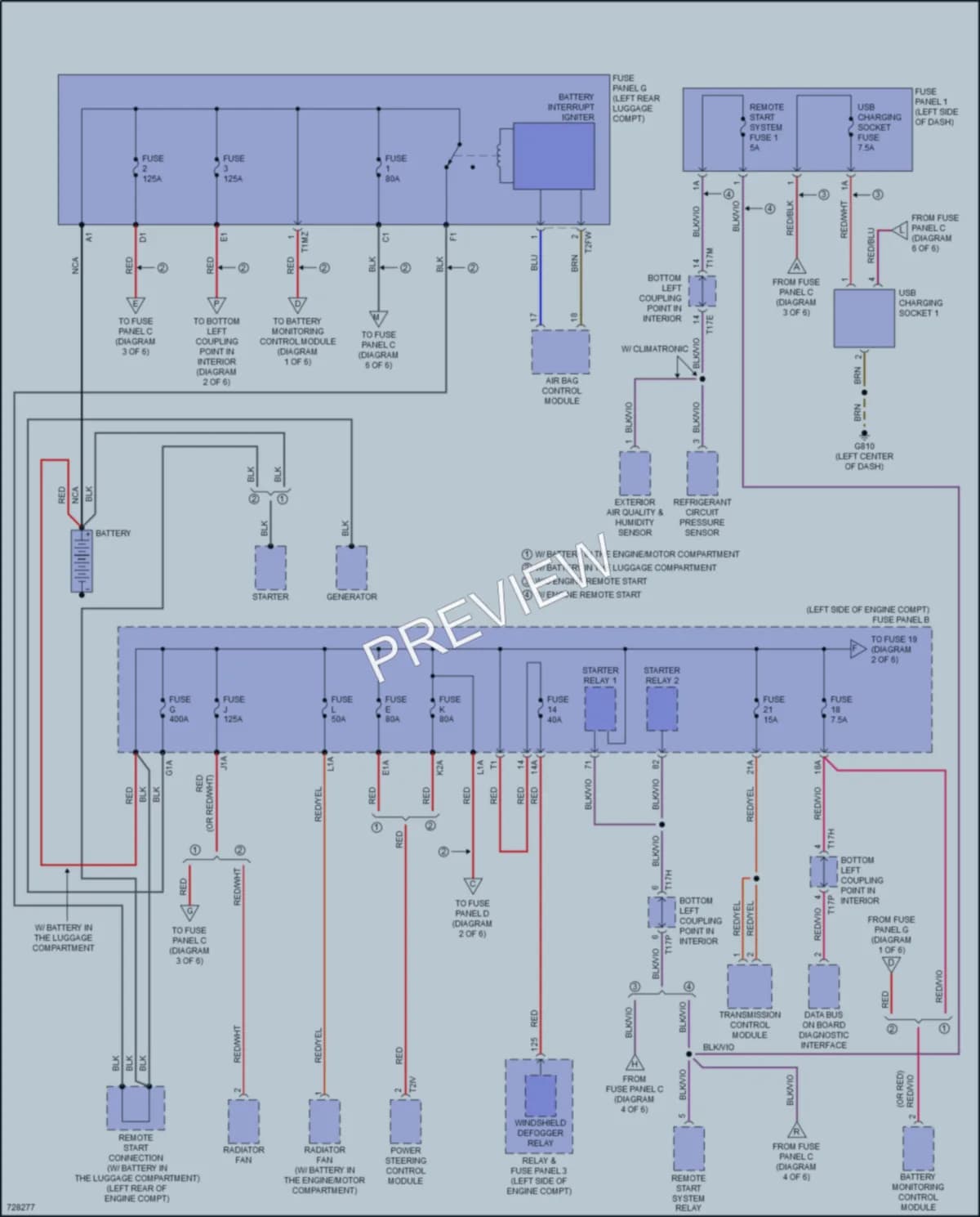 2020 Volkswagen Arteon Power Distribution wiring diagram preview