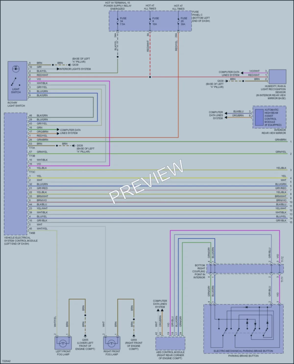 2020 Volkswagen JettaGLI Headlights wiring diagram preview
