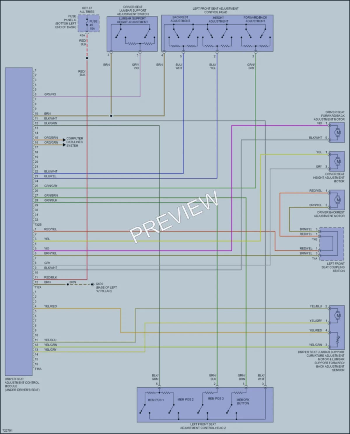 2020 Volkswagen JettaGLI Memory Systems wiring diagram preview