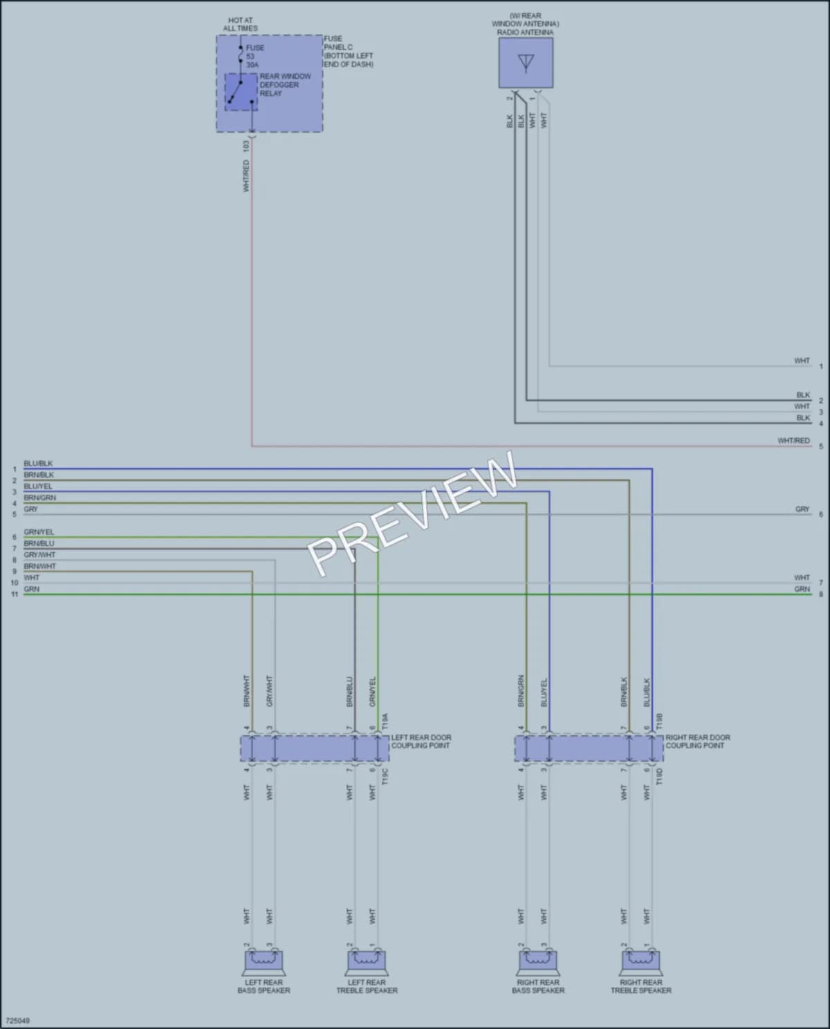 2020 Volkswagen JettaGLI Radio wiring diagram preview