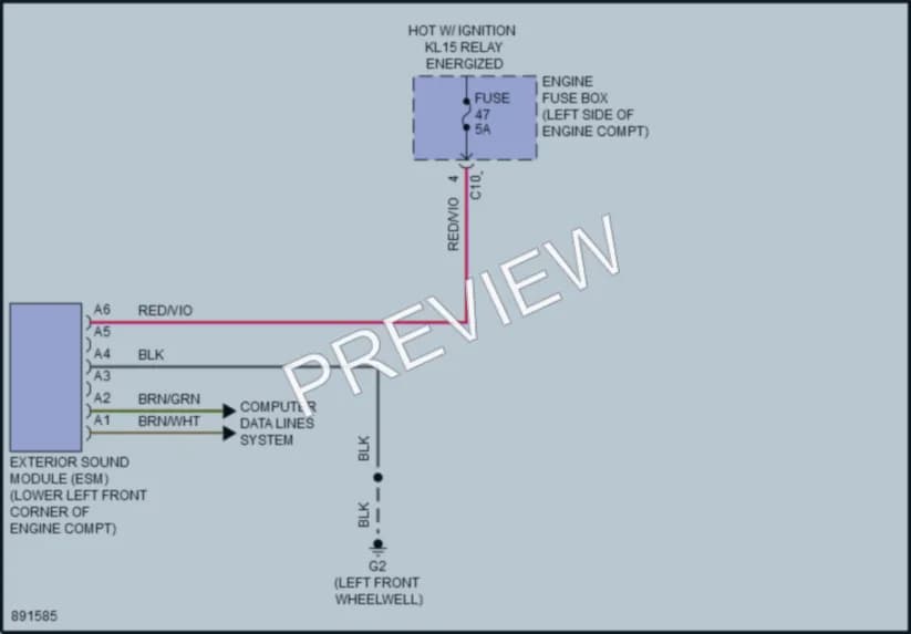 2020 Volvo S60 Active Bodyworks wiring diagram preview