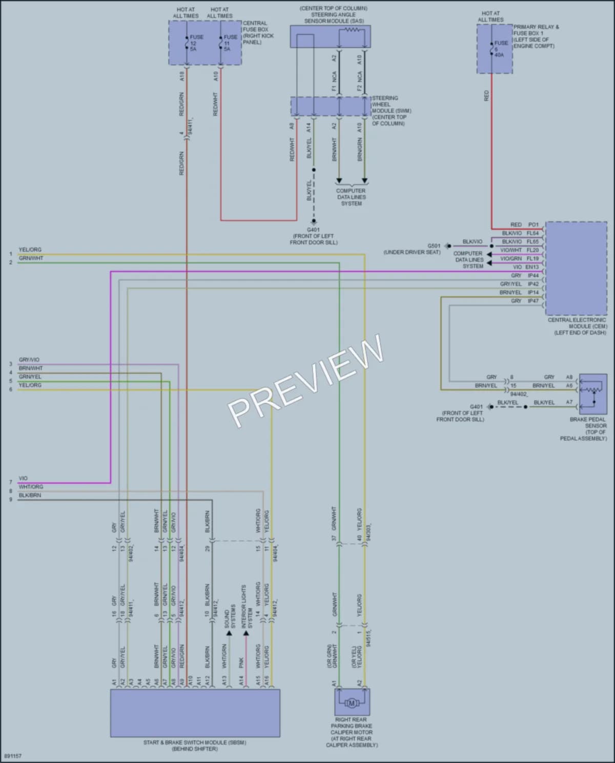 2020 Volvo S60PlugIn Anti Lock Brakes wiring diagram preview