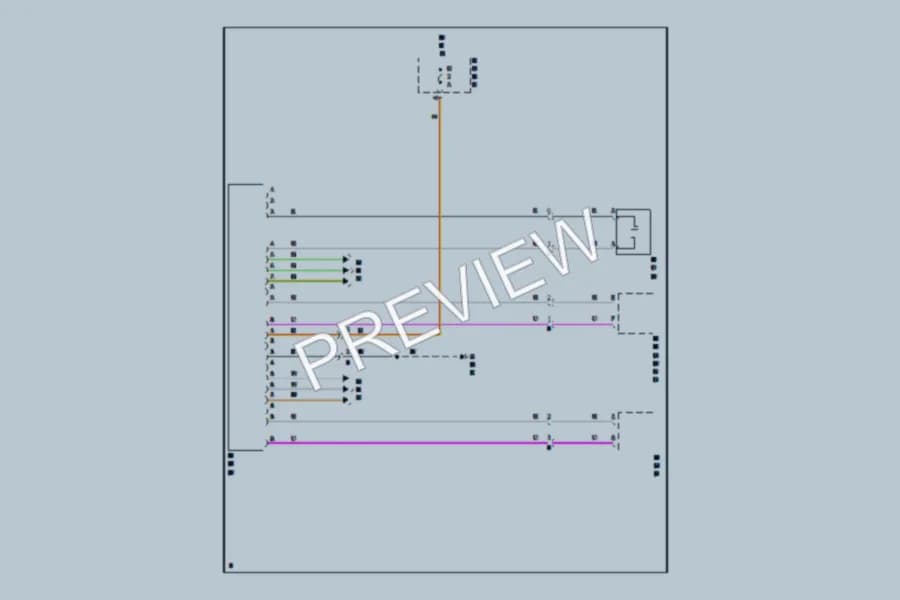 2020 Volvo S90PlugIn Instrument Cluster wiring diagram preview