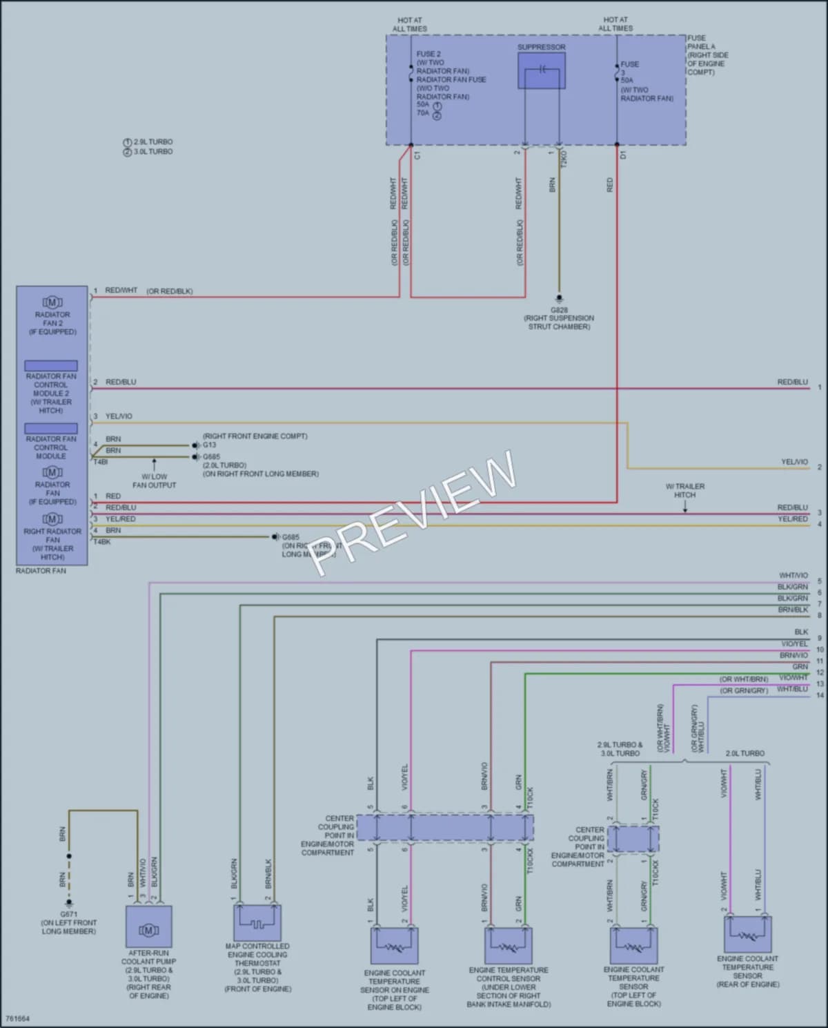2021 Audi A5 Cooling Fan wiring diagram preview