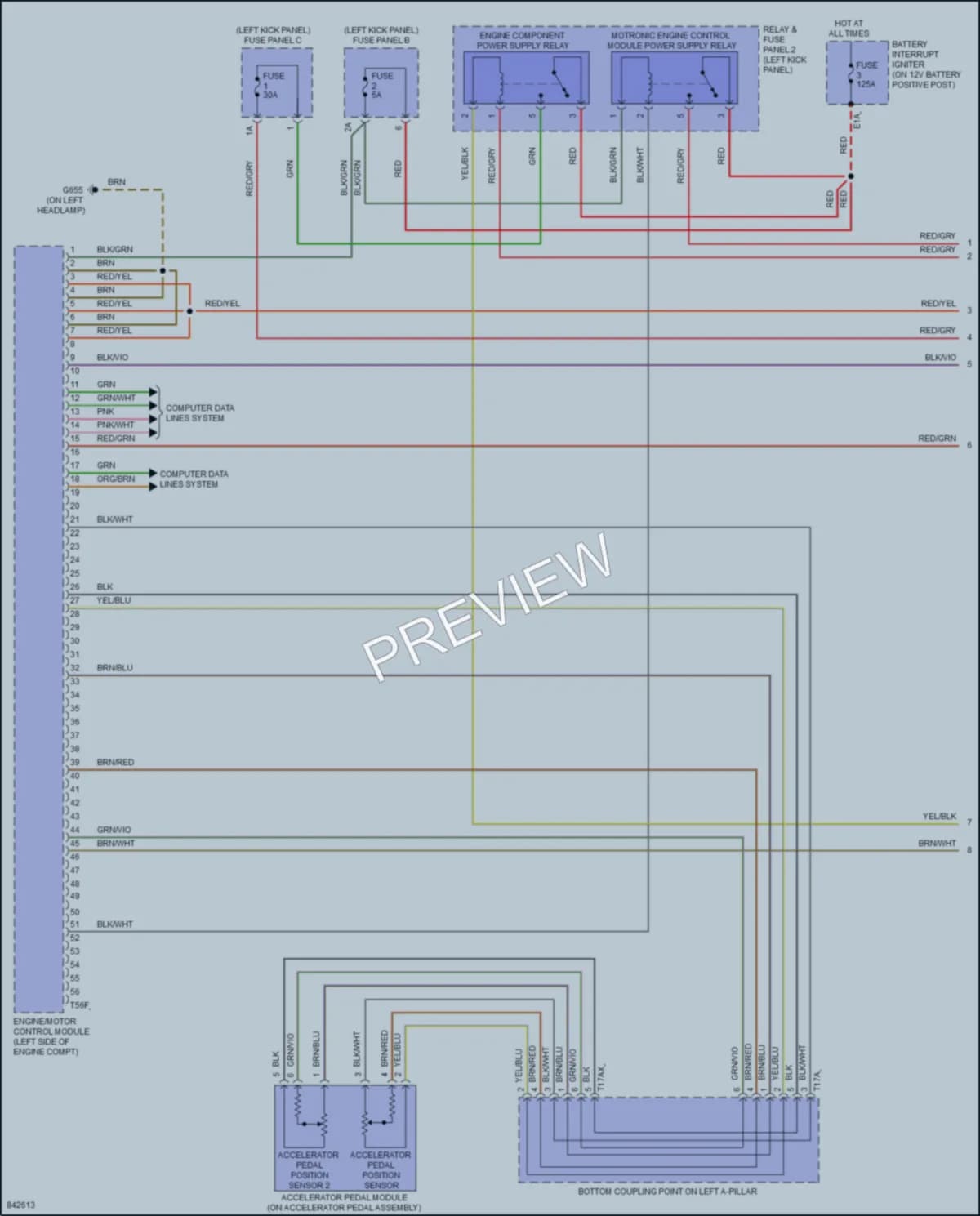 2021 Audi A7 Engine Performance wiring diagram preview