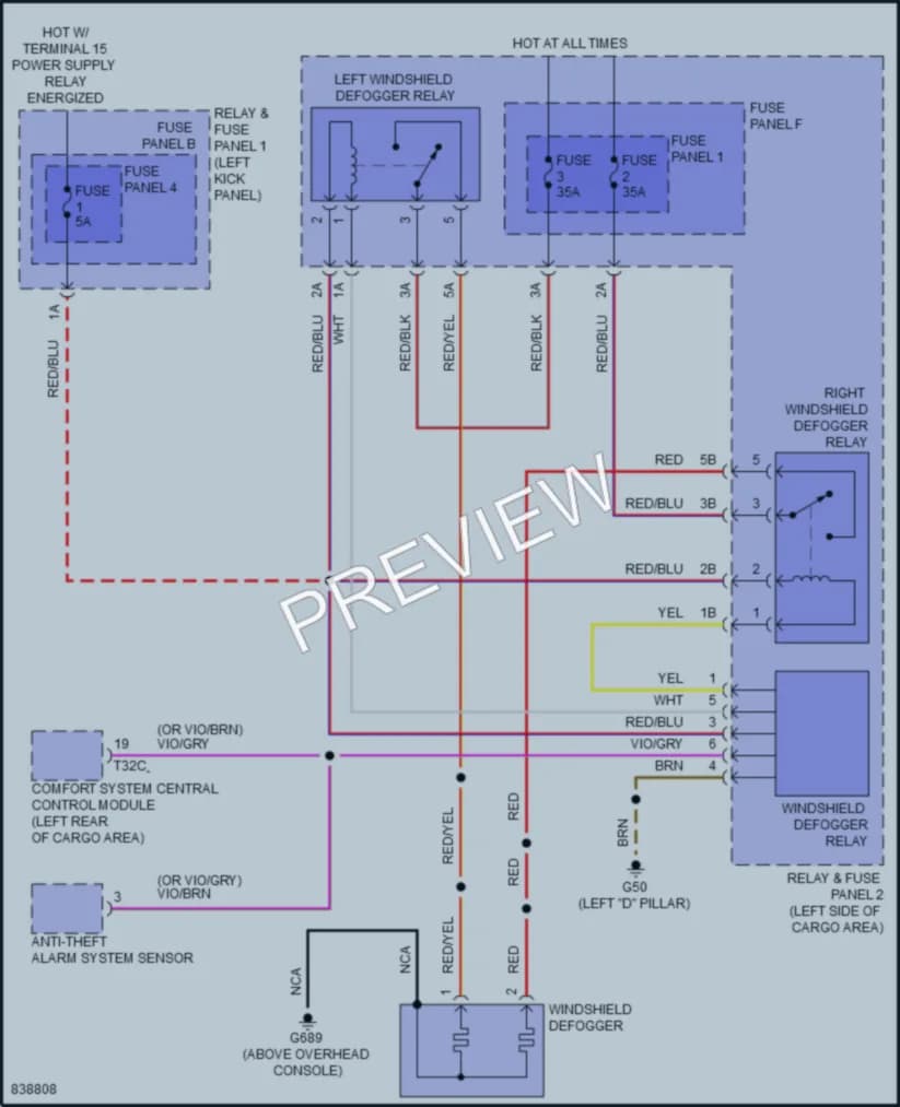 2021 Audi Q5 Defoggers wiring diagram preview
