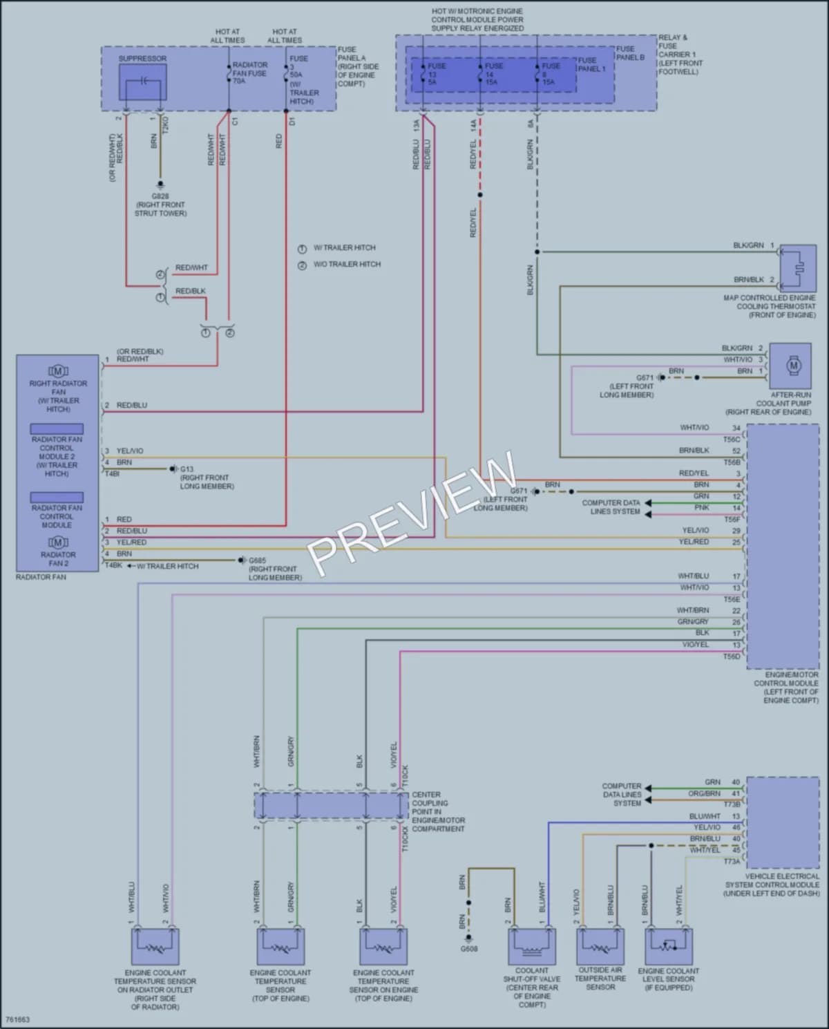 2021 Audi S4 Cooling Fan wiring diagram preview
